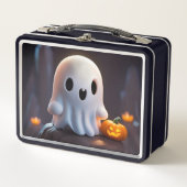 Lunch Box Baby Ghost Déplaisant mignon caractère Halloween (Devant)