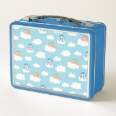 Lunch Box Baby Hercules and Pegasus Cloud Pattern Metal Lunc (Dos)