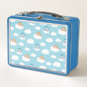 Lunch Box Baby Hercules and Pegasus Cloud Pattern Metal Lunc (Devant)