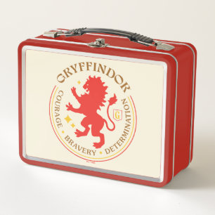 Lunch Box Badge de la Fierté de la maison de lion rouge GRYF