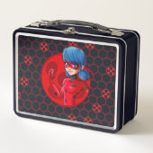 Lunch Box Badge rouge Ladybug (Devant)
