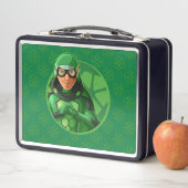 Lunch Box Badge vert Carapace (En situation)