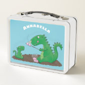 Lunch Box Baguettes mignonnes grillant des marshmallows dess (Dos)