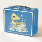 Lunch Box Bain de dinosaure mignon (Devant)