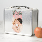 Lunch Box Baiser de Chef Illustration Rétro | Femme au Foyer (En situation)