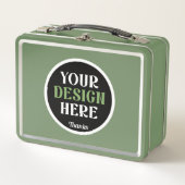 Lunch Box baiser personnalisé, unique, élégant et minimalist (Devant)