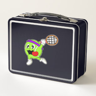 Lunch Box Bal de tennis avec raquette de tennis