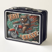 Lunch Box Balade en moto sauvage de l'ours (Dos)