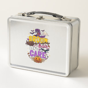 Lunch Box Balai Cheveux N'importe Halloween Sorcière Chapeau