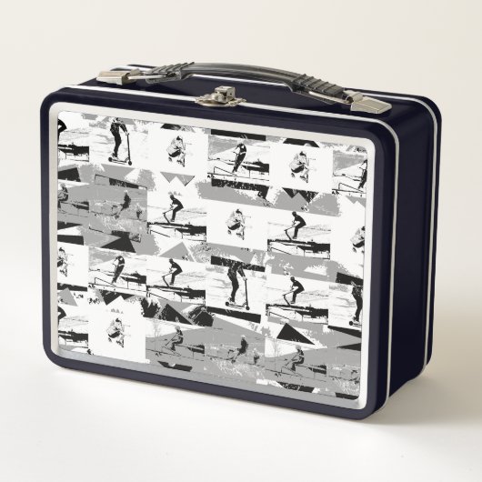 Lunch Box Balayons autour - Stunt Scooter Rider (Devant)