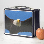 Lunch Box Bald Eagle Flyby Up Close (En situation)