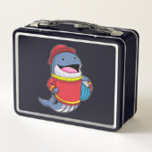 Lunch Box Baleine comme pompier avec tuyau (Dos)