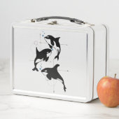 Lunch Box Baleines joueuses (En situation)