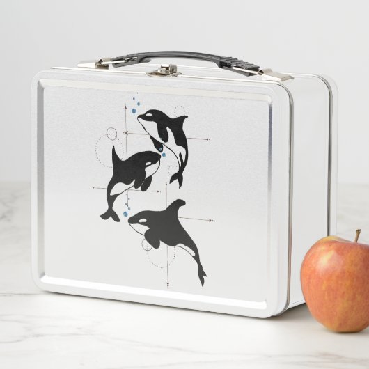 Lunch Box Baleines joueuses (En situation)