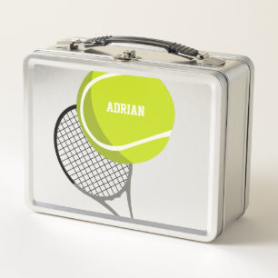 Lunch Box Balle de Tennis & Raquette Racquet Personnalisé