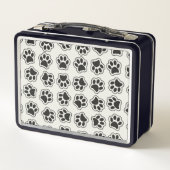 Lunch Box Balles noires, Paws de chien, Paws de chat, Plan (Dos)