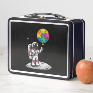 Lunch Box Ballon d'astronaute autiste Espace Sensibilisation