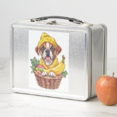Lunch Box Banana Boxer � Chien de Fruit Drôle (En situation)