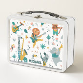 Lunch Box Bande d'animaux de dessin (Devant)