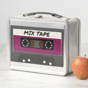 Lunch Box Bande Mix Violet - Années 80 Et 90 Cadeaux Inspir