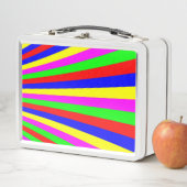 Lunch Box Bandes colorées (En situation)