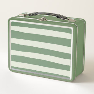 Lunch Box Bandes inégales - Vert