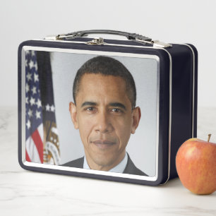 Lunch Box Barack Obama Président américain Portrait de la Ma
