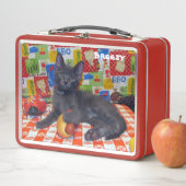 Lunch Box Barbecue Personnalisé Pour Chat / Biscuits (En situation)