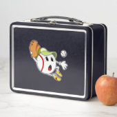 Lunch Box Base-ball avec Baseball Glove & Cap (En situation)