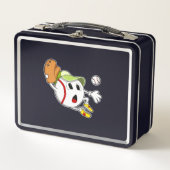 Lunch Box Base-ball avec Baseball Glove & Cap (Devant)