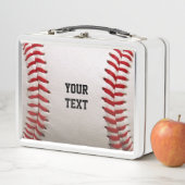 Lunch Box Baseball avec nom personnalisé (En situation)