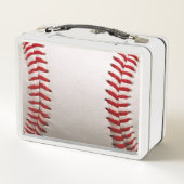 Lunch Box Baseball et Softball Couture Rouge (Dos)