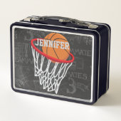 Lunch Box Basket-ball et cerceau de tableau de bord personna (Dos)