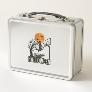 Lunch Box Basket-ball Halloween Joyeux Halloween Sport Vinta
