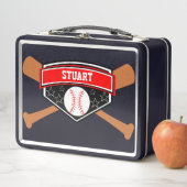 Lunch Box Bat et Baseball Personnaliser la boîte à lunch (En situation)