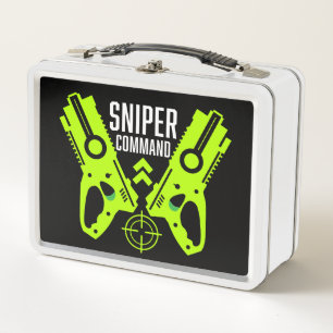 Lunch Box Bataille de pistolet jouet pour enfants de Noël