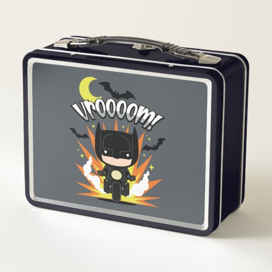 Lunch Box Batcycle Chibi Batman (Dos)