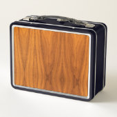 Lunch Box Bateau à voile sur le Teck Veneer (Dos)