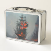 Lunch Box Bateau de pirates fantômes perdu (Dos)