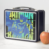 Lunch Box Batman Électrique Qui Traverse La Typographie (En situation)