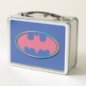 Lunch Box Batman | Logo Pink Polka Dot (Dos)