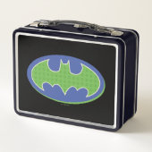 Lunch Box Batman | Symbole pourpre et vert (Dos)
