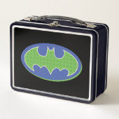 Lunch Box Batman | Symbole pourpre et vert (Devant)