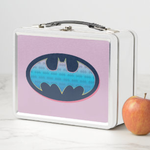 Lunch Box Batman   Symbole rose et bleu