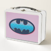 Lunch Box Batman | Symbole rose et bleu (Devant)