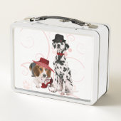 Lunch Box Beagle et dalmate habillé pour la maman du chien (Dos)