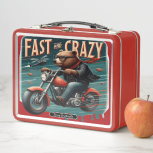 Lunch Box Bear Biker's Adventure !