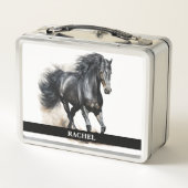 Lunch Box Beau Cheval Noir (Dos)