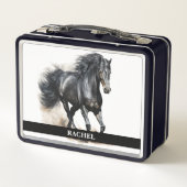 Lunch Box Beau Cheval Noir (Dos)