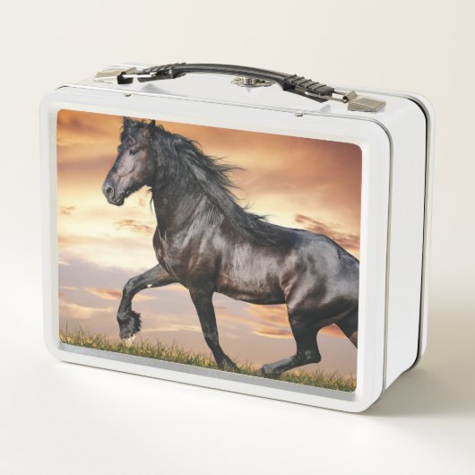 Lunch Box Beau Cheval Noir (Dos)